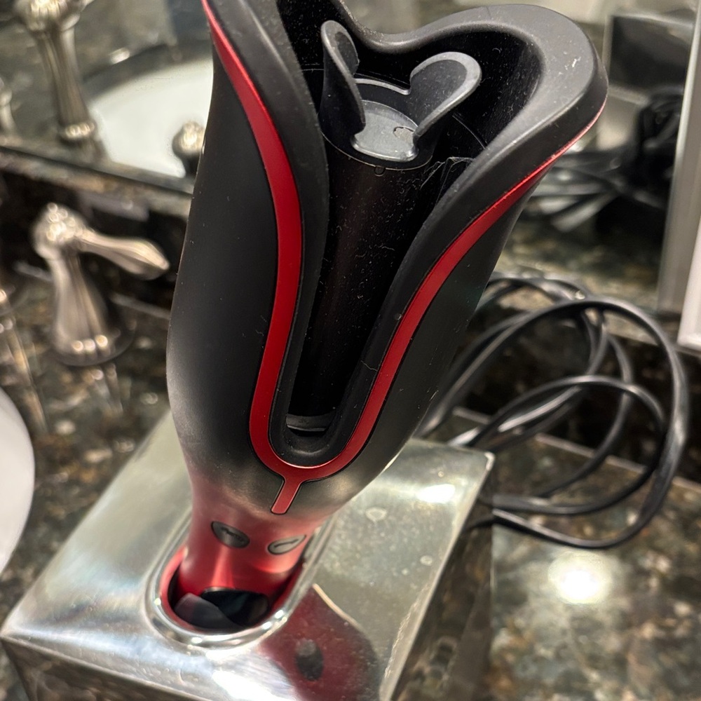 CHI Lava Red Spin and Curl Hair Curler - Picture 3 of 4